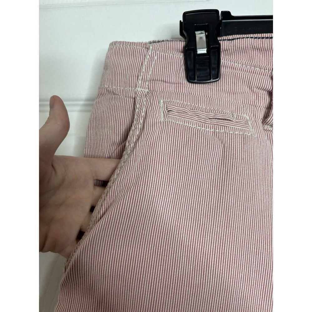 VTG Y2K Size 36 American Eagle Outfitters Red White Striped Shorts Men’s Classic - Picture 4 of 8